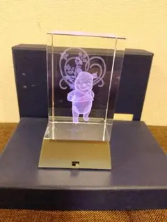 クリスタルキャラクター彫刻 約10cm