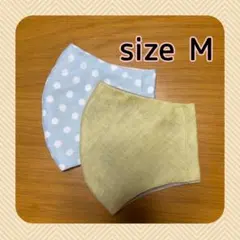 2枚セット ハンドメイドマスク《R1》