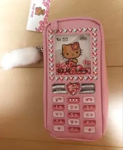 ♡新品♡キティ　ガラケー型ポーチのサムネイル