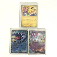 3枚☆ポケモンカード ピカチュウ ゲッコウガex ニンフィアex ジムプロモ