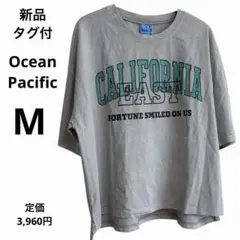 新品タグ付　オーシャンパシフィック カレッジロゴ ビッグTシャツ M 綿100%のサムネイル