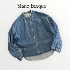 blanc basque ブランバスク8ozデニムシャツ　blue38
