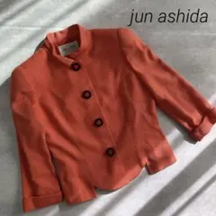 jun ashida　ジュンアシダ　オレンジ　ジャケット　大きめサイズ　個性派