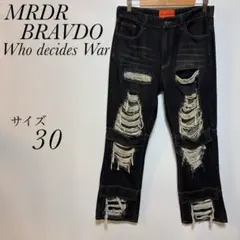 WHO DECIDES WAR ダメージデニムパンツ 28インチ - メルカリ