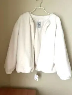 アイボリーボアジャケット 新品タグ付き
