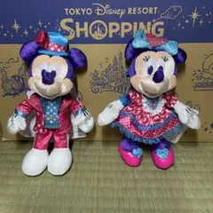 ディズニーパルパルーザ　ミニーのファンダーランド　ぬいぐるみバッジ　2点セット