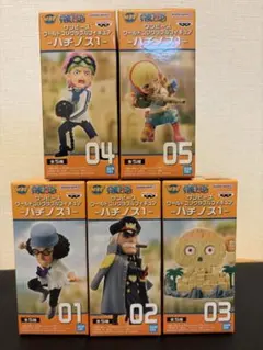 【ワンピース】ワーコレ ハチノス1 フィギュア 5点セット