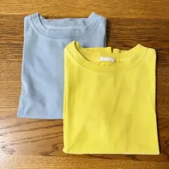 GU イエロー、ブルー　 Tシャツ 130