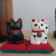招き猫 ２体セット