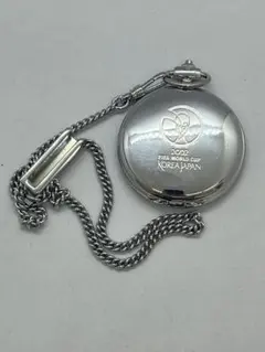 【レア物】2002 FIFA WORLD CUP 懐中時計 シルバーカラー