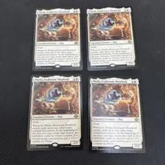 溌剌の牧羊犬、フィリア 英語版 4枚まで(1枚の価格です