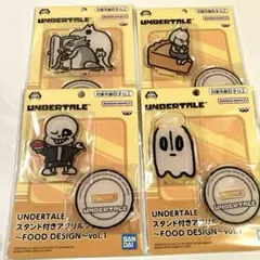 UNDERTALE スタンド付きアクリルプレート  FOOD DESIGN 4種