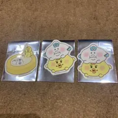 んぽちゃむ　エンタメくじ　ステッカー　３枚セット