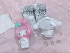 サンリオフォトフレームマスコット　シナモロール　マイメロディー