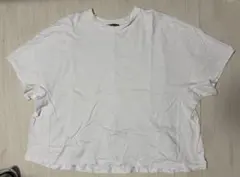 ZARA ザラ　オーバーサイズ ホワイト Tシャツ L