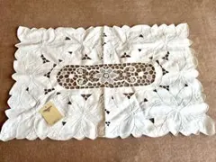 Chikazawa レース テーブルマット 35×50cm ホワイトのサムネイル