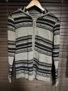 COMME CA MEN ジップアップ ニットパーカーのサムネイル