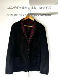 COMME des GARCONS tricot M グレー ジャケット COMME des GARCONS HOMME 23AW ウールサージ縮絨ジャケットスタイル