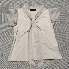 アンタイトル　半袖　ベージュ　ピンクベージュ