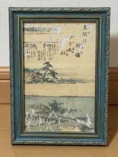 宮島明　油絵　風景画　金色フレーム 宮島明 油絵 風景画 金色フレーム 【公式通販】