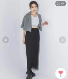 JEANASIS グラフィックシアーナロースカート ロングスカート ジーナシス