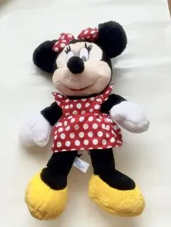 ミニーマウス　ぬいぐるみ　レトロ　ディズニー