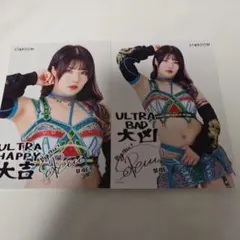女子プロレス スターダム 壮麗亜美 ローソン写真 2L 2枚セットのサムネイル