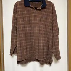 Polo by Ralph Lauren チェック柄ポロシャツ XL