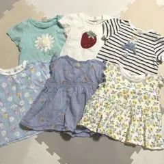 ベビー服　女の子　半袖　90〜95センチ　6点セット