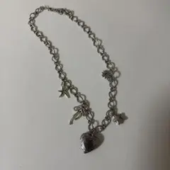 ハート型　ロケット　ネックレス　シルバー