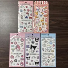 新品未使用Sanrioキャラクターシール５枚セット