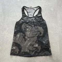 DIESEL〔XS〕総柄 英文字 タンクトップ 小さいサイズ Y2K カッコいいのサムネイル