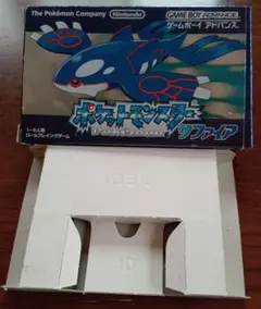 ポケットモンスター サファイア/ゲームボーイアドバンス/空箱＋取扱説明書他