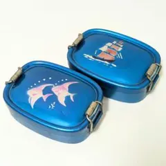 昭和レトロ！アルミ アルマイト 弁当箱