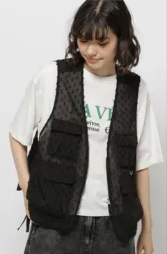 niko and…　シアーフィッシングベスト　ブラック