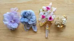 コサージュ　4点セット