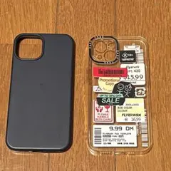iPhone用 ステッカー風クリアケース　iPhone13用