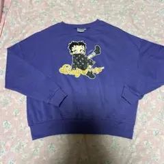 ZIDDY キッズ　ベティちゃん トレーナー スウェット パープル　140