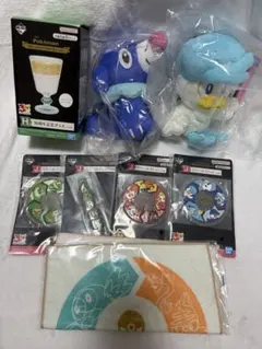 一番くじ ポケモン 30周年記念 プレート グラス ぬいぐるみセット