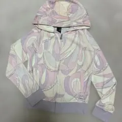 Rady パーカー マーブル柄 フルジップピンク系ベロア素材肌触り良可愛い‼️