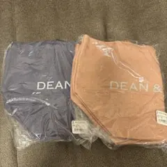 DEAN&DELUCA 2023 チャリティトート　コーラル&ブルーグレーS
