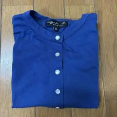 【美品】agnès b. ENFANTカーディガン 6 ans ブルー