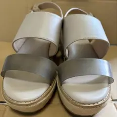 【美品】厚底　サンダル ベージュ　レプシム　LEPSIM Lサイズのサムネイル