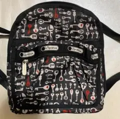 レスポートリュック カギ柄　チャリティー出品　募金のサムネイル