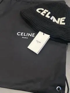 新品未使用品 CELINE カシミヤ ニット帽 バケットハット