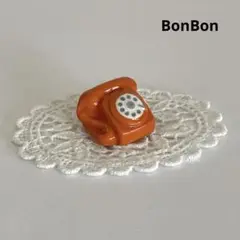 ダイヤル電話　フェーブ　フランス　フェーヴ　陶器　ミニチュア　置物　ドールハウス