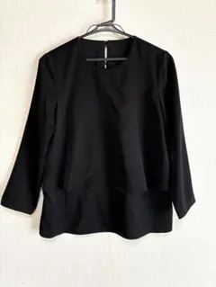 【ANAYI】アナイ 美品　ブラック　ブラウス サイズ38