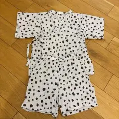 甚平 ドット柄 100 男の子