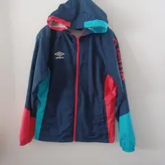 umbro フード付きジャケット ネイビー/レッド