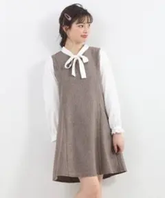 MAJESTIC LEGON ドッキングボウタイミニワンピのサムネイル